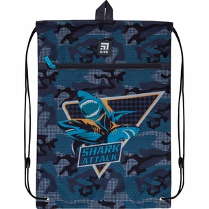Сумка для взуття Kite Education Shark attack з кишенею (K21-601M-4) зображення 1