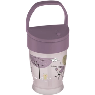 Поїльник-непроливайка Lovi Lovely Girl із силіконовою трубочкою 250 мл (35/354girl) зображення 1