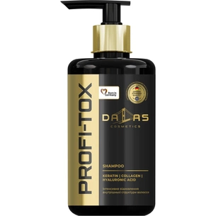 Шампунь Dalas Cosmetics Profi-Tox Shampoo З кератином, колагеном та гіалуроновою кислотою 1000 г (4262396141477) зображення 1