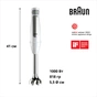 Блендер Braun MQ 7035 WH - зменшене зображення 4