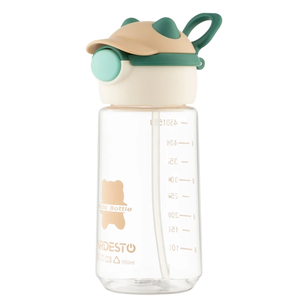 Пляшка для води Ardesto Bear 550мл зелений (AR2255BE) - picture 1