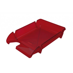 Лоток для паперів Арника горизонтальний КОМПАКТ, червоний (80604) зображення 1