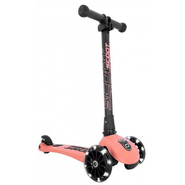 Самокат Scoot&Ride Highwaykick-3 LED персик (SR-160630-PEACH) - зображення 1