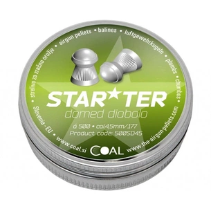 Пульки Coal Starter Domed 4,5 мм 500 шт/уп (500SD45) зображення 1