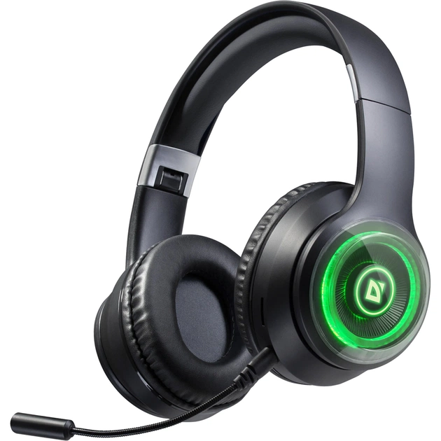 Навушники Defender FreeMotion B400 LED Bluetooth Black (63400) - зображення 1