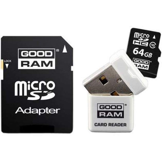 Карта пам'яті Goodram 64Gb microSDXC class 10 (USDR464GBC10R9) - изображение 1