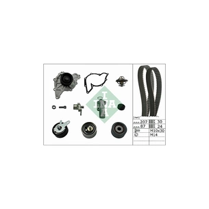 Комплект ременя ГРМ з помпой INA 530 0539 30 зображення 1