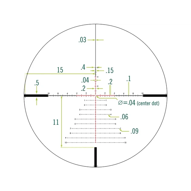 Оптичний приціл Vortex Razor HD LHT 4.5-22x50 FFP сітка XLR-2 (MRAD) з підсвічуванням (RZR-42202) - picture 9