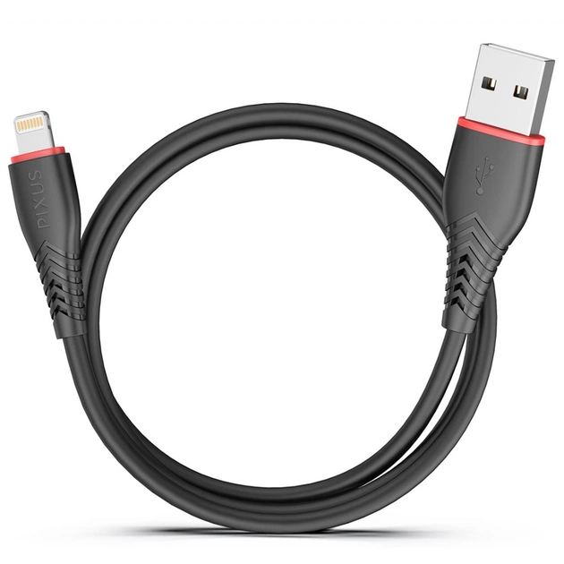 Дата кабель USB 2.0 AM to Lightning 1.0m Start Pixus (4897058531350) - зображення 1