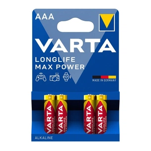 Батарейка Varta AAA Longlife Max Power лужна * 4 (04703101404) зображення 1