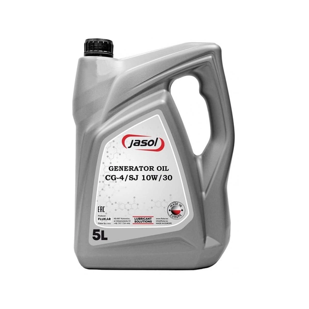 Моторное масло JASOL GENERATOR OIL 10W30 5л - изображение 1