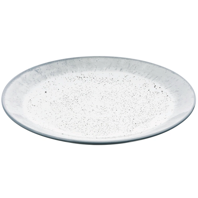 Тарілка Ardesto Siena, 27см, порцеляна, біло-сірий (AR2927SW) - изображение 5