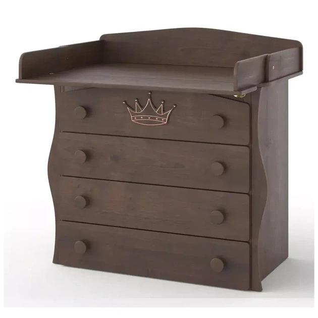 Комод-пеленатор Angelo Корона (горіх) 90х51х90 (19008) - picture 2