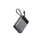 Батарея універсальна Acefast 20000mAh 65W PD, QC/3.0 USB-A+USB-C In/Out,build-in cable M21 Black-Gray (6974316283898) - зменшене зображення 1