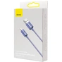 Дата кабель USB 2.0 AM to Lightning 1.2m 2.4A Crystal Shine Series purple Baseus (CAJY000005) - зменшене зображення 2