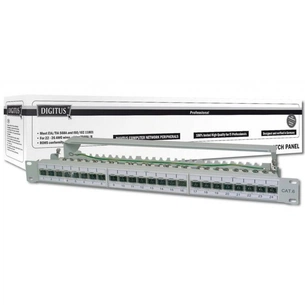 Патч-панель Digitus 19" 1U 24 порти 6a FTP у зборі (DN-91624S-EA) изображение 1