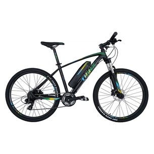 Електровелосипед Trinx E-Bike X1E 26" рама-17" Matt-Black-Green-Blue (X1EMBGB) зображення 1