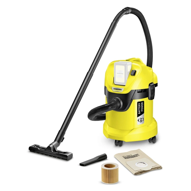 Пилосос будівельний Karcher WD 3 Battery (без АКБ та ЗП) (1.629-910.0) - зображення 1