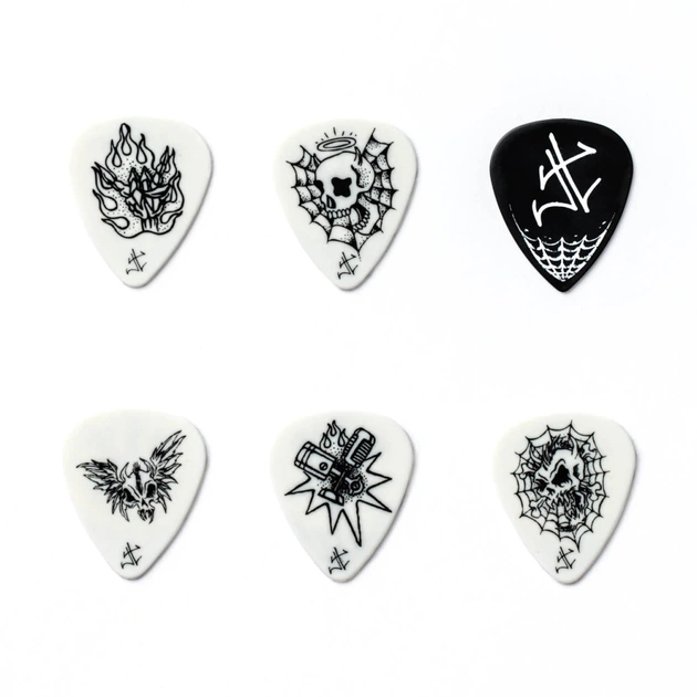 Медіатор Jim Dunlop James Hetfield Signature Pick Tin 6 шт. (JPH01T088) - picture 2