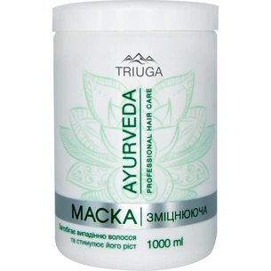 Маска для волосся Triuga Ayurveda Зміцнювальна 1000 мл (8908003544854) зображення 1