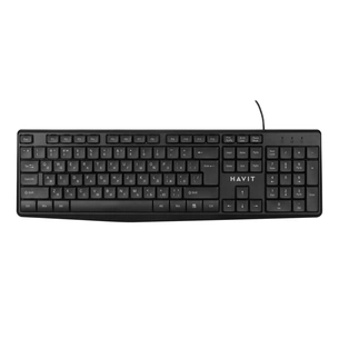 Клавіатура Havit KB206 USB UA Black (HV-KB206-BK) зображення 1