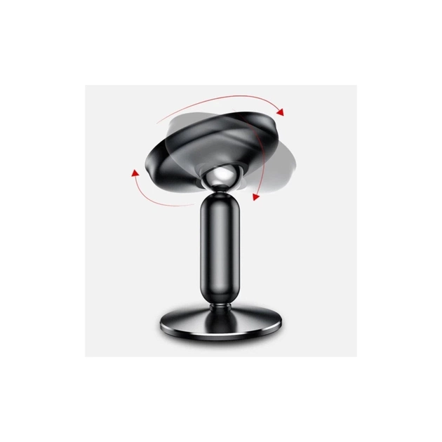 Універсальний автотримач Baseus Magnetic Bullet An on-board (клейка стртрічка) black (SUYZD-01) - picture 5