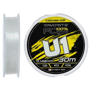 Флюорокарбон Favorite U1 FC 30m 0.8/0.148mm 3.6lb/1.65kg (1693.12.07) зображення 1
