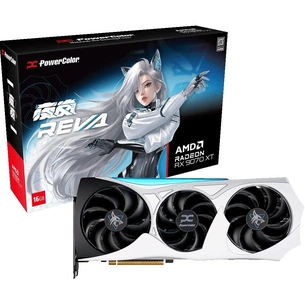 Відеокарта AMD Radeon RX 9070 XT 16GB GDDR6 Hellhound Reva Edition PowerColor (RX9070XT 16G-L/OC/REVA) зображення 1
