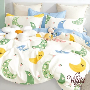 Постільна білизна Viluta Сатин Твіл 596 214х150 підліткова (596_pd) зображення 1