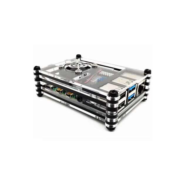 Корпус для Мікро ПК KUONGSHUN for Raspberry Pi 4 (RA518) - picture 3