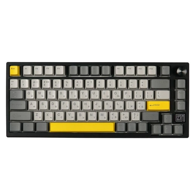 Клавіатура Epomaker TH80 SE 75 Budgerigar V2 Switch Hot-Swap RGB Wireless/Bluetooth/USB UA Black (TH80-SE-B-BV2) - зображення 1