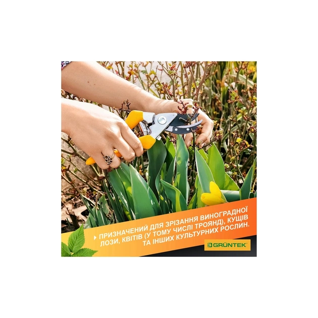 Секатор Gruntek Gerfalke обвідний, d 18мм, 210мм (295108226) - picture 5