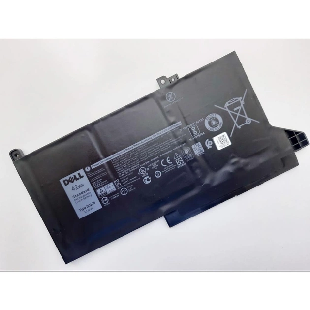 Аккумулятор для ноутбука Dell Latitude 7280 DJ1J0, 42Wh (3500mAh), 3cell, 11.4V, Li-ion (A47436) - изображение 1