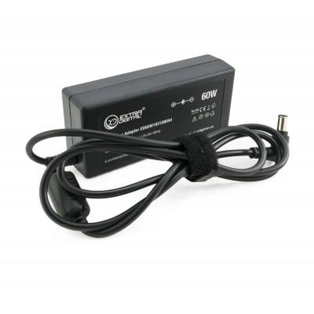 Блок живлення до ноутбуку Extradigital Sony 19V, 3.16A, 60W (6.0x4.4) (PSS3845) - picture 1