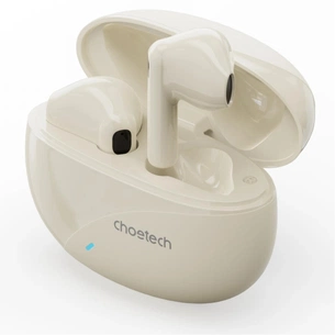 Навушники Choetech TWS Oval Beige (BH-T24-SK) зображення 1