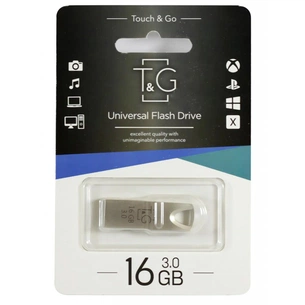 USB флеш накопичувач T&G 16GB 117 Metal Series Silver USB 3.0 (TG117SL-16G3) зображення 1