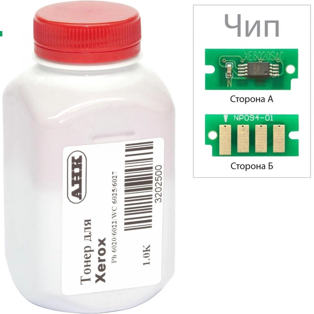 Тонер AHK XEROX Phaser 6020/6022, WC 6025 Cyan (+ чип) (3202500) - изображение 1