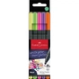 Лайнер Faber-Castell набор ручек капиллярных Grip Finepen neon трехгранная 0,4 мм, 5 цветов (32144) - уменьшенное изображение 1
