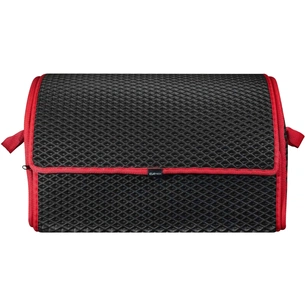 Сумка-органайзер EVAtech M-PRO 32x50x30 см. Ромб чорний з червоним кантом (BS13642OM3RBR) зображення 1