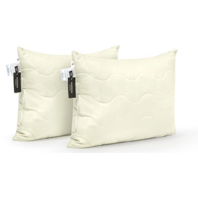 Подушка MirSon Набір 3M Thinsulate MirSon 1605 Eco Light Creamy середні (2200002652025) - зображення 1