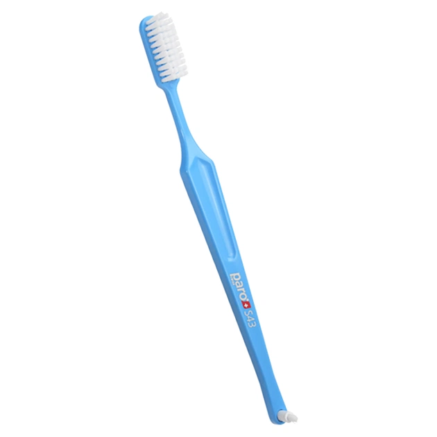 Зубна щітка Paro Swiss S43 м'яка блакитна (7610458007099-blue) - зображення 1