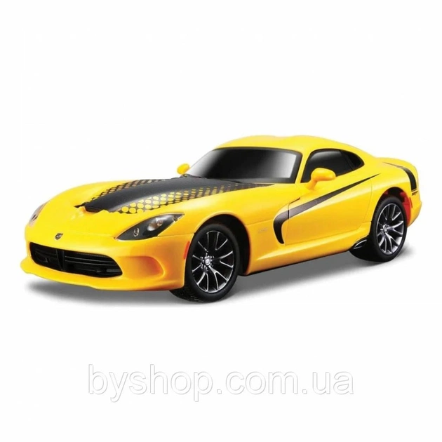 Машина Maisto 2013 SRT Viper GTS жовтий . Світло і звук (1:24) (81222 yellow) - изображение 1