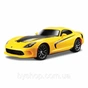 Машина Maisto 2013 SRT Viper GTS жовтий . Світло і звук (1:24) (81222 yellow) - зменшене зображення 1