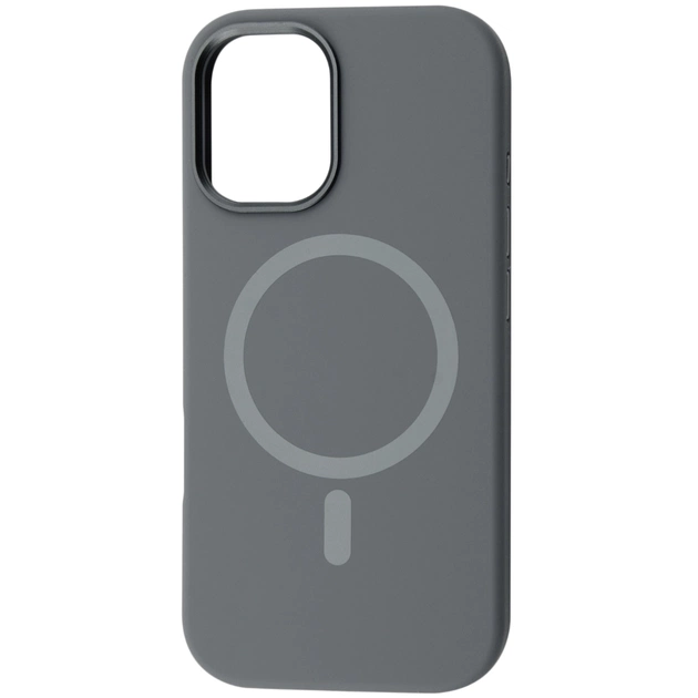 Чохол до мобільного телефона BeCover FIBRA Silicone OmniMag Apple iPhone 17 Gray (716199) - зображення 1