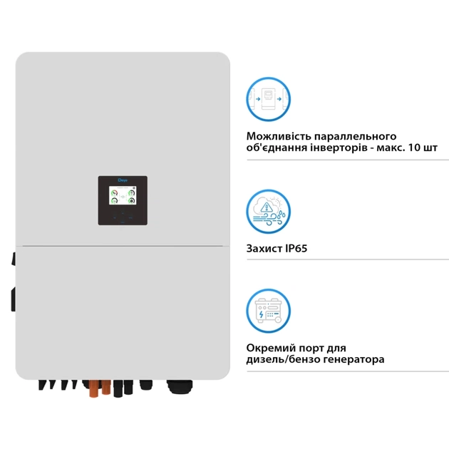 Сонячний інвертор Deye SUN-75K-SG02HP3-EU-EM6i, 75кВт (SUN-75K-SG02HP3-EU-EM6) - picture 3