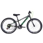 Велосипед Discovery 24" QUBE рама-11,5" 2021 Black/Green (OPS-DIS-24-269) - зменшене зображення 1