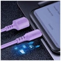 Дата кабель USB 2.0 AM to Micro 5P 1.0m soft silicone violet ColorWay (CW-CBUM044-PU) - зменшене зображення 6