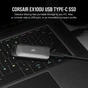 Накопичувач SSD USB 3.2 2TB Corsair (CSSD-EX100U2TB) - зменшене зображення 3