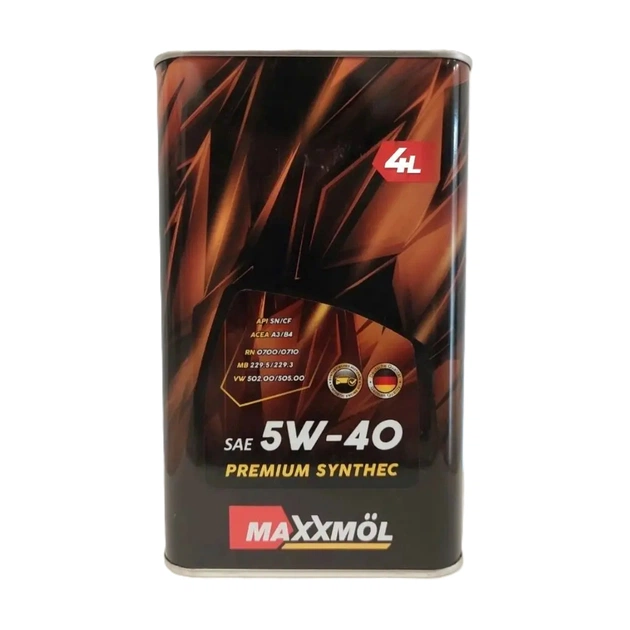 Моторное масло Maxxmol Premium Synthec 5W-40 4л - изображение 1