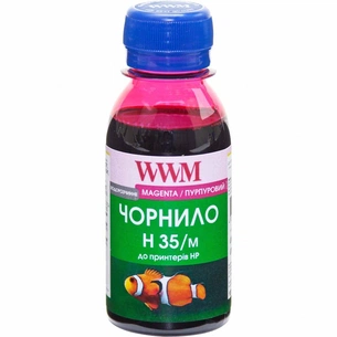 Чорнило WWM HP №22/134/121 100г Magenta (H35/M-2) зображення 1